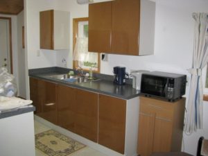 Used Kitchen updated by our Hawaiian Carpenter