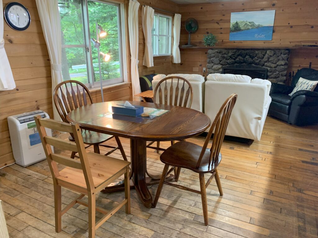 Cottage #25 Dining Area