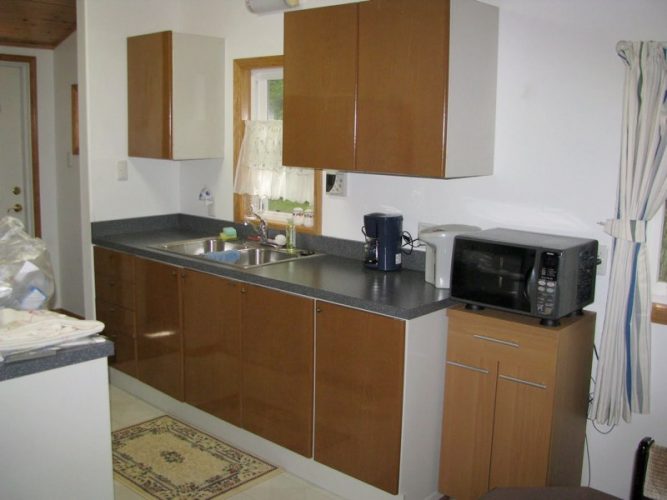 Used Kitchen updated by our Hawaiian Carpenter